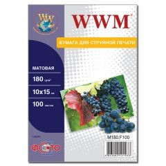 Фотопапір Фотобумага ^/--/^ Фотопапір WWM матовий 180 /--/ г/м кв, 10 /--/ см x 15 /--/ см, 100 /--/ л  (M /--/ 180.F /--/ 100) ^_^^^ Фотобумага WWM матовая 180 /--/ г/м кв, 10 /--/ см x 15 /--/ см, 100 /--/ л (M /--/ 180.F /--/ 100) - фото фото фото