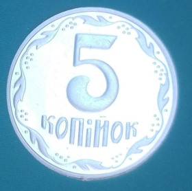 Обігові Обиходные ^/--/^ Україна 5 копійок з річного набору 2018 ^_^^^ Украина 5 копеек из годового набора 2018 - фото фото фото