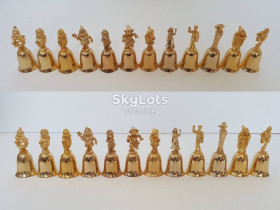 Статуетки, Скульптури, Фігурки, Фарфор Статуэтки, Скульптуры, Фигурки, Фарфор ^/--/^ Коллекция серия колокольчиков 1987 год США Дисней Белоснежна и 7 гномов позолота ^_^^^ Колекція серія дзвіників 1987 рік США Дісней Білосніжна і 7 гномів позолота - фото фото фото