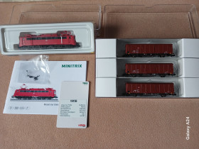 N N ^/--/^ Trix/Minitrix 16156, новий цифровий вантажний потяг , масштаб N, 1:160, 9 /--/ мм ^_^^^ Trix/Minitrix 16156, новый цифровой грузовой поезд, масштаб N, 1:160, 9 /--/ мм - фото фото фото