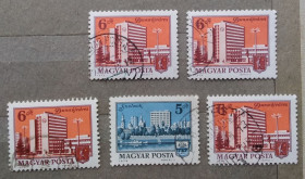 Архітектура Архитектура ^/--/^ Венгрия 1975 г - Городские пейзажи ^_^^^ Угорщина 1975 р. - Міські пейзажі - фото фото фото