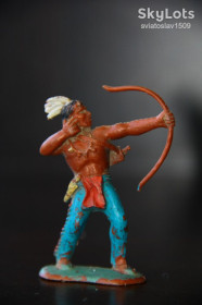 Фігурки, солдатики Фигурки, солдатики ^/--/^ индеец лучник Crescent 60-65 /--/ мм Англия ОРИГИНАЛ ^_^^^ Індіанець лучник Crescent 60-65 /--/ мм Англія Орігінал - фото фото фото