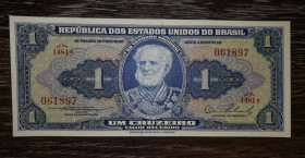 Бразилія Бразилия ^/--/^ BRAZIL Бразилия 1 крузейро 1954 - 1958 Подпись тип 1: Lemos и Aranha. UNC ^_^^^ BRAZIL Бразилія 1 крузейро 1954 - 1958 Підпис тип 1: Lemos і Aranha. UNC - фото фото фото