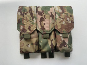 Інше Другое ^/--/^ Подсумок тройной для магазинов АК закрытый с MOLLE ^_^^^ Підсумок потрійний для магазинів АК закритий з Molle - фото фото фото
