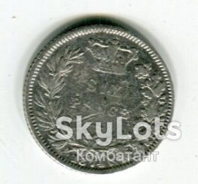 Вікторія ( - ) Виктория ( - ) ^/--/^ 6 пенсів 1874 р. Велика Британія, Ag ^_^^^ 6 пенсов 1874 г. Великобритания, Ag - фото фото фото