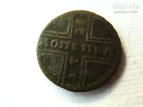 - року - года ^/--/^ 1 копейка 1728 года, Москва, обозначение монетного двора &amp;quot;МОСКВА&amp;quot; малыми буквами    (VF+) ^_^^^ 1 копійка 1728 року, Москва, позначення монетного двору &amp;quot; Москва &amp;quot; малими літерами (VF+) - фото фото фото