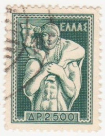 Греція Греция ^/--/^ Греция  1954 г.№  594 гашеная ^_^^^ Греція 1954 р. No 594 гашена - фото фото фото