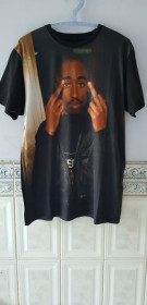 Футболки, майки Футболки, майки ^/--/^ Футболка &amp;quot;2 /--/ PAC&amp;quot;  (100% cotton/polyester, XL, China) б/у ^_^^^ Футболка &amp;quot;2 /--/ PAC&amp;quot; (100% cotton/polyester, XL, China) б/у - фото фото фото