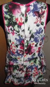 Топи Топы ^/--/^ легкий кольоровий топ баска River Island р /--/ 42 ззаду замочок ^_^^^ легкий цветной топ баска River Island р /--/ 42 сзади замочек - фото фото фото