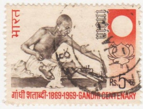 Інші країни Другие страны ^/--/^ Индия  1969   г. № 487 гашеная ^_^^^ Індія 1969 р. No 487 гашена - фото фото фото