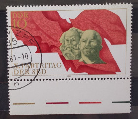 НДР, ФРН ГДР, ФРГ ^/--/^ ГДР 1981 г - 10-й съезд СЕПГ ^_^^^ НДР 1981 р - 10-й з'їзд СЄПГ - фото фото фото