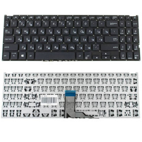 Клавіатури Клавиатуры ^/--/^ Клавиатура для ноутбука ASUS (X /--/ 512 series) rus, black, без фрейма ^_^^^ Клавіатура для ноутбука ASUS (X /--/ 512 series) rus, black, без фрейму - фото фото фото