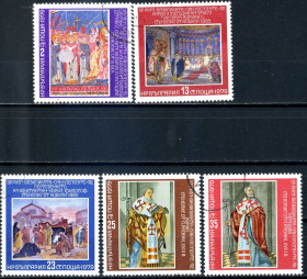 Мистецтво Искусство ^/--/^ Болгария. Фрески  (серия) 1979 г. ^_^^^ Болгарія. Фрески (серія) 1979 - фото фото фото