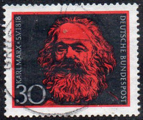 Інші країни Другие страны ^/--/^ ФРН 1968 - 150 років з дня народження Карла Маркса  (Гб) ^_^^^ ФРГ 1968 - 150 лет со дня рождения Карла Маркса (Гб) - фото фото фото