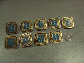 Геральдика Геральдика ^/--/^ знак герб хмельницкий 500 лет 1493-1993 лот 12 шт №5254 ^_^^^ герб хмельницький 500 років 1493-1993 лот 12 шт No /--/ 5254 - фото фото фото