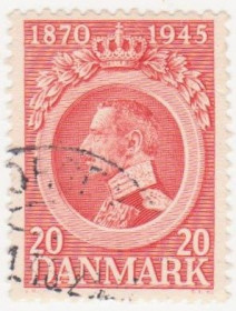 Балтійські країни Балтийские страны ^/--/^ Дания   1945 г. №  292 гашеная ^_^^^ Данія 1945 р. No 292 гашена - фото фото фото