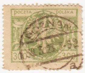 Польща Польша ^/--/^ Польша 1923 г №  142 гашеная ^_^^^ Польща 1923 р. No 142 гашена - фото фото фото