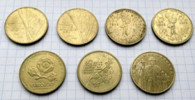 Пам'ятні і ювілейні Памятные и юбилейные ^/--/^ Юбилейные монеты 1 гривна одним лотом ^_^^^ 1 гривня одним лотом - фото фото фото