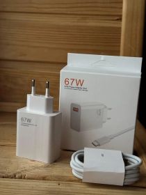 USB адаптери USB адаптеры ^/--/^ Зарядний пристрій зі швидкою зарядкою 67 /--/ W з кабелем USB Type-C ^_^^^ Зарядное устройство со быстрой зарядкой 67 /--/ W с кабелем USB Type-C - фото фото фото