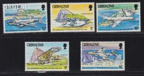 Транспорт Транспорт ^/--/^ Авиация  Гибралтар 1978 г MNH ^_^^^ Авіація Гібралтар 1978 MNH - фото фото фото