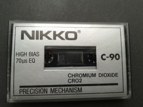 Касети Кассеты ^/--/^ Аудиокассета NIKKO Chromium Dioxide C-90 ^_^^^ Аудіокасет NIKKO Chromium Dioxide C-90 - фото фото фото