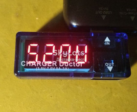 Тестери, мультиметри Тестеры, мультиметры ^/--/^ Тестер USB DC вольтметр амперметр charger doctor 3.5-7.0 /--/ В 0-3 /--/ А красный угловой    (040) ^_^^^ Тестер USB DC вольтметр амперметр charger doctor 3.5-7.0 /--/ В 0-3 /--/ А червоний кутовий (040) - фото фото фото