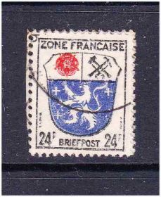 НДР, ФРН ГДР, ФРГ ^/--/^ ZM Германия - Фр. зона  1945 - гаш. ^_^^^ ZM Німеччина - Фр. зона 1945 - гаш. - фото фото фото