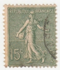 Франція Франция ^/--/^ Франция  1903  г. № 108 гашеная ^_^^^ Франція 1903 р. No 108 гашена - фото фото фото