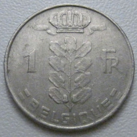 Бельгія Бельгия ^/--/^ Бельгія 1 франк 1970 року Belgique 42616 ^_^^^ Бельгия 1 франк 1970 года Belgique 42616 - фото фото фото