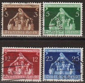 Третій Рейх (-) Третий Рейх (-) ^/--/^ 1936 - Рейх - Конгрес Mi.617-20 _3,0 € ^_^^^ 1936 - Рейх - Конгресс Mi.617-20 _3,0 € - фото фото фото