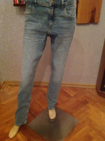 Штани Брюки ^/--/^ Завужені джинси slim, бренду clevercare, р. 48 (w /--/ 32/l /--/ 34) ^_^^^ Завуженные джинсы slim, бренда clevercare, р. 48 (w /--/ 32/l /--/ 34) - фото фото фото