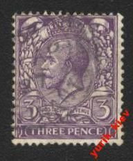 Великобританія Великобритания ^/--/^ Англия   1912 /--/ г..№ 132 а гашеная ^_^^^ Англія 1912 р. No 132 а гашена - фото фото фото