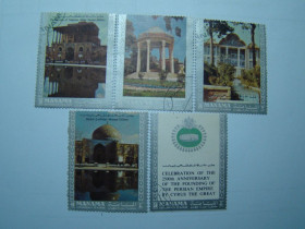 ОАЕ ОАЭ ^/--/^ Ajman-Manama,Михель (Государства Залива 2006),1056 /--/ А-1060 /--/ А, 2500 создания Перс. империи царём Дарием. ^_^^^ Ajman-Manama, Міхель (Держави Затоки 2006), 1056 /--/ А-1060 /--/ А, 2500 створення Перс. імперії царем Дарієм. - фото фото фото