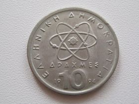 Греція Греция ^/--/^ Греция 10 драхм 1994 года #19200 ^_^^^ Греція 10 драхм 1994 #19200 - фото фото фото