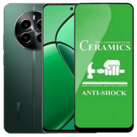 Чохли, бампера Чехлы, бампера ^/--/^ Захисне скло-плівка Fiji Ceramics для Realme 12 4 /--/ G (RMX /--/ 3871) повна проклейка чорний ^_^^^ Защитное стекло-пленка Fiji Ceramics для Realme 12 4 /--/ G (RMX /--/ 3871) полная проклейка черный - фото фото фото