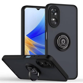 Чохли, бампера Чехлы, бампера ^/--/^ Чохол Fiji Colorframe для Oppo A /--/ 17 матовий бампер з кільцем підставкою Black ^_^^^ Чехол Fiji Colorframe для Oppo A /--/ 17 матовый бампер с кольцом подставкой Black - фото фото фото