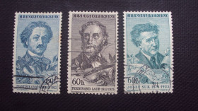 Чехословаччина Чехословакия ^/--/^ ЧССР 1952 /--/ г. гаш. ^_^^^ ЧССР 1952 гаш. - фото фото фото
