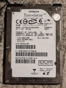 Жорсткі диски Жесткие диски ^/--/^ Нерабочий hdd 2.5 100 гб hitachi 5400 жесткий диск hts /--/ 541010 /--/ g /--/ 9 /--/ sa /--/ 00 хитачи ^_^^^ Неробочий hdd 2.5 100 гб hitachi 5400 жорсткий диск hts /--/ 541010 /--/ g /--/ 9 /--/ sa /--/ 00 хитачі - фото фото фото