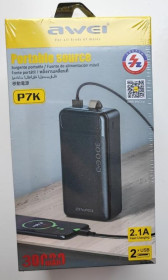 Зовнішні акумулятори (Power Bank) Внешние аккумуляторы (Power Bank) ^/--/^ Повербанк power bank 30000 магод, p /--/ 7 /--/ k awei - фото фото фото