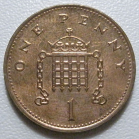 Єлизавета II (після ) Елизавета II (после ) ^/--/^ Велика Британія 1 пенні 1998 року 43140 ^_^^^ Великобритания 1 пенни 1998 года 43140 - фото фото фото