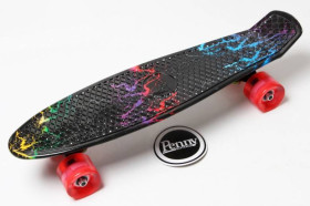 Дитячі ролики та скейти Детские ролики и скейты ^/--/^ Пенни борд Penny Style 22&amp;quot; светящиеся Carbon Color (2 /--/ T /--/ 2034) ^_^^^ Пенні борд Penny Style 22&amp;quot; світяться Carbon Color (2 /--/ T /--/ 2034) - фото фото фото