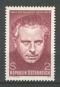 Австрія Австрия ^/--/^ Австрия 1973 искусство театр Рейнхардт Германия США Mi 1424 MNH ^_^^^ Австрія 1973 мистецтво театр Рейнхардт Німеччина США Mi 1424 MNH - фото фото фото