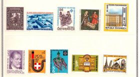 Австрія Австрия ^/--/^ ZM Австрия  MNH - подборка - 10 марок ^_^^^ ZM Австрія MNH - добірка - 10 марок - фото фото фото