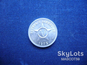 Куба Куба ^/--/^ Куба 5 сентаво 1972 г. ^_^^^ Куба 5 вересня 1972 - фото фото фото