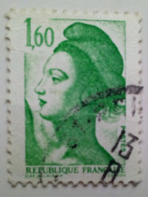 Франція Франция ^/--/^ Франция 1982 Стандарт, 1,60 /--/ Fr, гашеная ^_^^^ Франція 1982 Стандарт, 1,60 /--/ Fr, гашена - фото фото фото