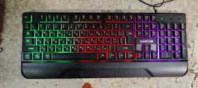 Клавіатури Клавиатуры ^/--/^ Игровая клавиатура с подсветкой RGB GamePro Headshot GK /--/ 398 USB № 24290430 ^_^^^ Ігрова клавіатура з підсвіткою RGB GamePro Headshot GK /--/ 398 USB No 24290430 - фото фото фото