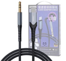 Кабелі Кабели ^/--/^ Кабель AUX REMAX RC-C /--/ 015 /--/ i Adapter Cable Lightning 1.2 /--/ m Чорний ^_^^^ Кабель AUX REMAX RC-C /--/ 015 /--/ i Adapter Cable Lightning 1.2 /--/ m Черный - фото фото фото