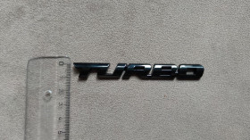 Наліпки, емблеми Наклейки, эмблемы ^/--/^ Наклейка на авто Turbo Чёрная Металлическая ^_^^^ Наклейка на авто Turbo Чорна металічна - фото фото фото