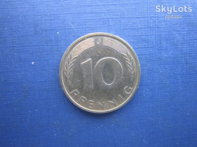 НДР, ФРН ГДР, ФРГ ^/--/^ Монета 10 пфенігів Німеччина ФРН 1994 J ^_^^^ Монета 10 пфеннигов Германия ФРГ 1994 J - фото фото фото
