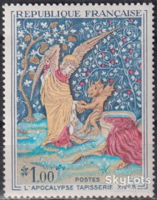 Франція Франция ^/--/^ Франция 1965 искусство гобелен Mi 1527 MNH ^_^^^ Франція 1965 мистецтво гобелен Mi 1527 MNH - фото фото фото